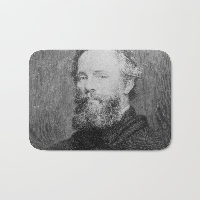 Joseph Oriel Eaton -portrait of Herman Melville Bath Mat