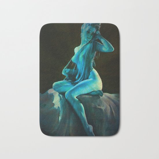 pin UP Girl Blue Dreams Bath Mat