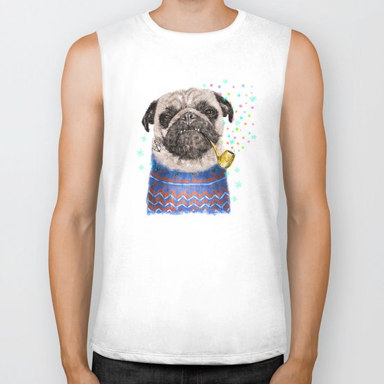 Mr.Pug II Biker Tank