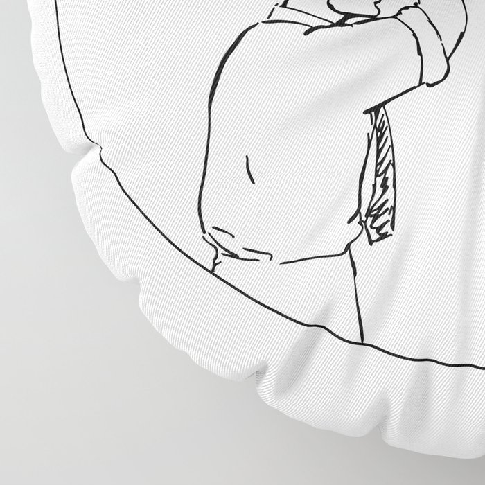 Bitcoin Miner Cryptocurrency Drawing Floor Pillow by ...