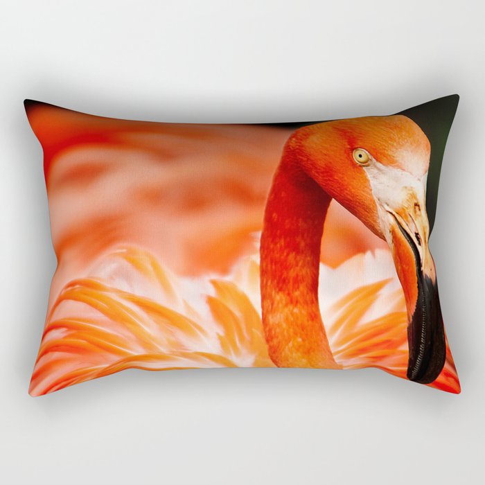 pink flamingo Rectangular Pillow