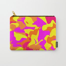 Florida Camo with bright colors by Blackburn Ink Carry-All Pouch | Florida, Pink, Sunyellow, Yellow, Fuchsia, Graphicdesign, Orange, Camouflage, Camo, Bright 