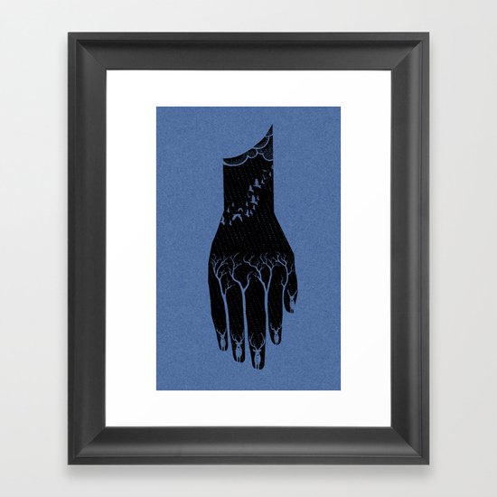 Natural hand Framed Art Print