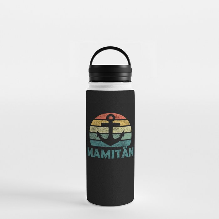 Mom Mother's Day Best Mom Family Anchor Water Bottle