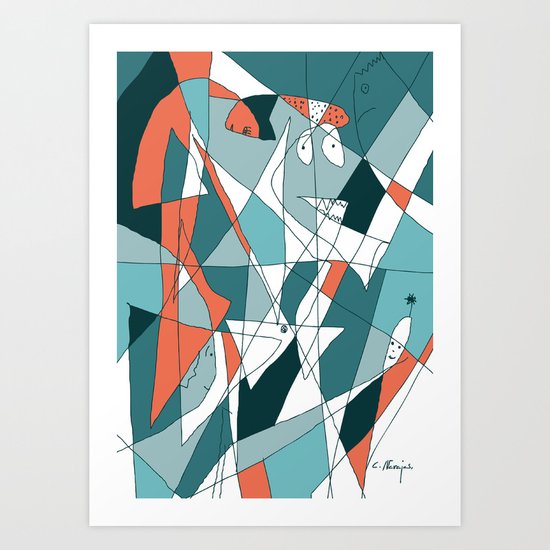 Golf Art Print