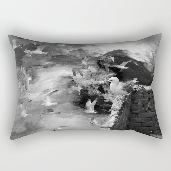 Seagulls Rectangular Pillow