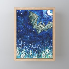 Night Flight Framed Mini Art Print