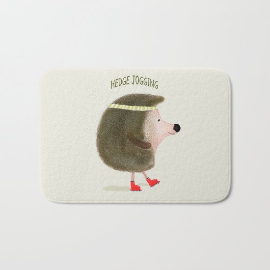 hedge jogging Bath Mat