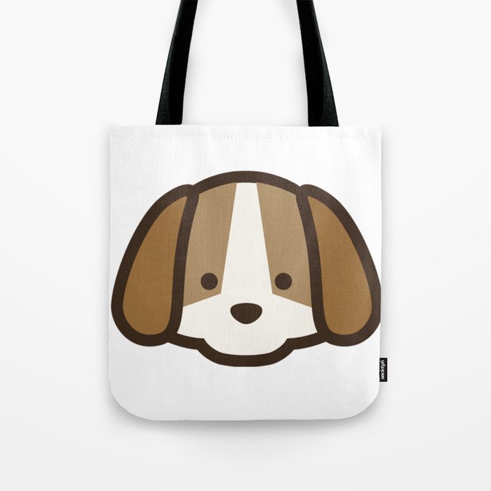 Puppy Dog Emoji Tote Bag By Azza1070