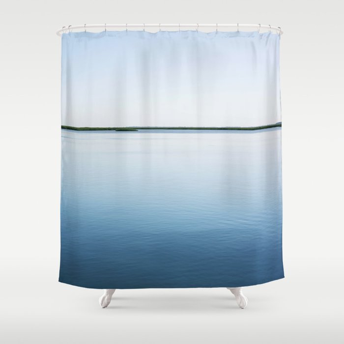 Cyan Waters In Georgia Shower Curtain By Kameronwalsh Society6