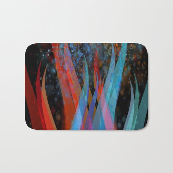 campfire narrative II Bath Mat