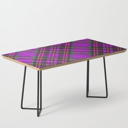 Plaid Purple Trendy Collection Coffee Table