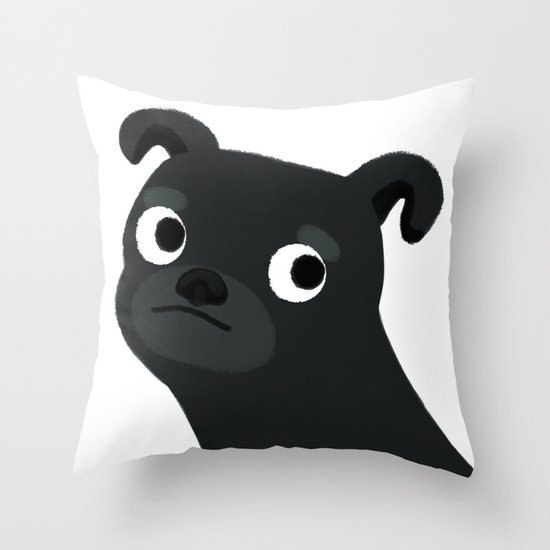 Pug - Cute Dog Series Throw Pillow