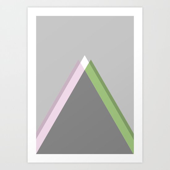 Grey Art Print