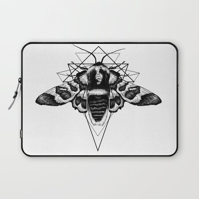 Geometric Moth Laptop Sleeve