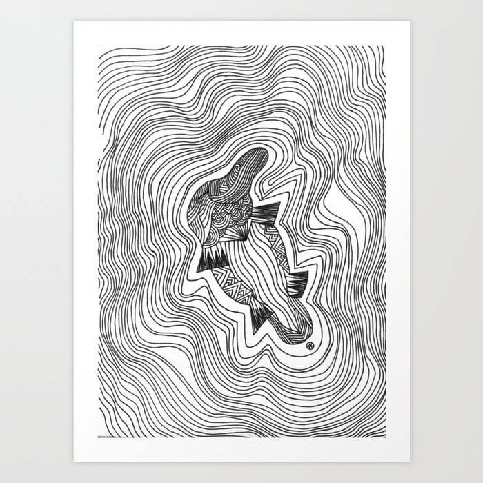 platypus Art Print