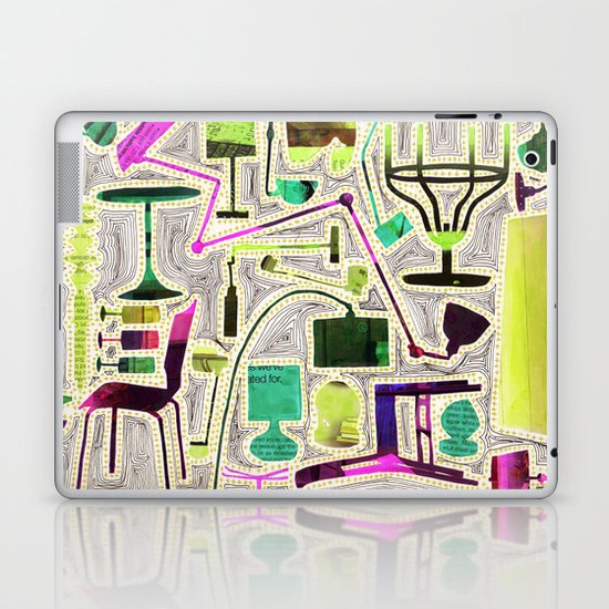 Modern Furniture Collage Laptop & iPad Skin