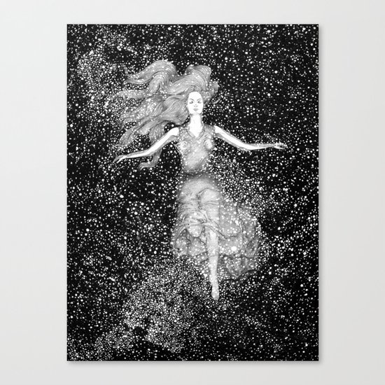 Midnight Swim Canvas Print