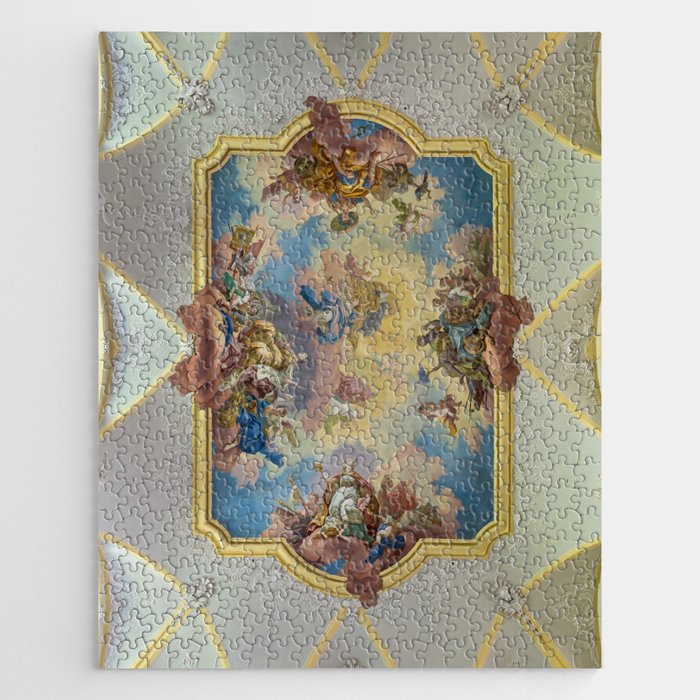 Triumph of St. Benedict Ceiling fresco Bartolomeo Altomonte Jigsaw Puzzle