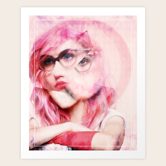 pretty in pink Art Print
