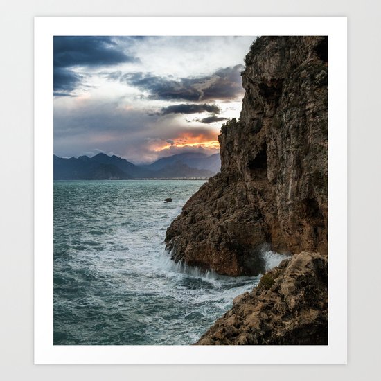 Feel the breeze Art Print