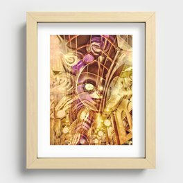 Time is Watching Recessed Framed Print