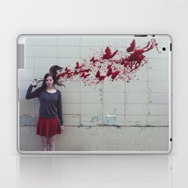 Bullet With Butterfly Wings Laptop & iPad Skin