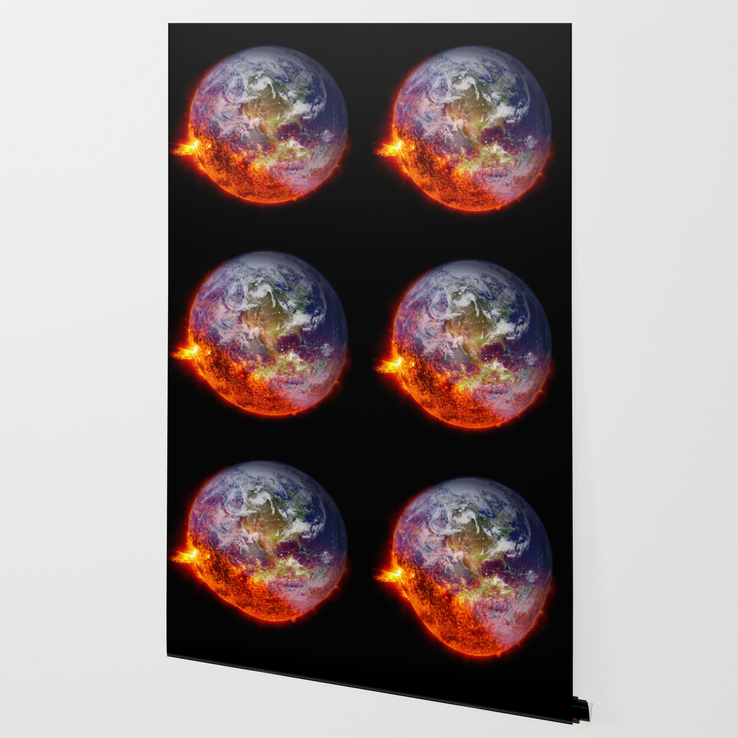 Global Warming Climate Change Wallpaper By Podartist Society6
