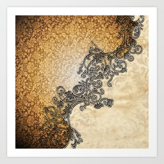 Vintage design Art Print