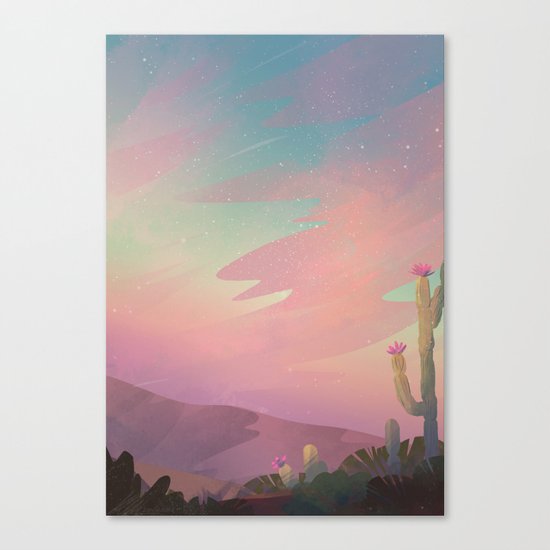 Pastel Desert Canvas Print