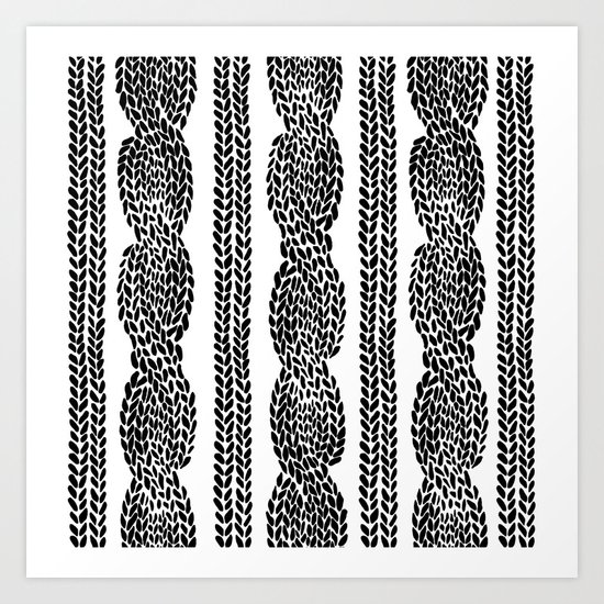 Cable Row Art Print