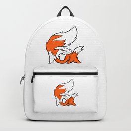 Fox Tail Lettering Backpack | Word, Fox, Letter, Typographic, Illustratedtext, Text, Typographer, Typograph, Foxtail, Lettering 
