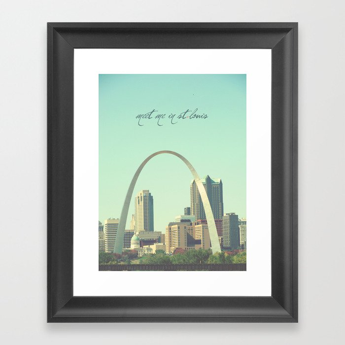 meet me in st. louis Framed Art Print