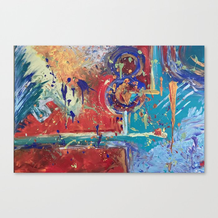 Abstract- multicolor Canvas Print