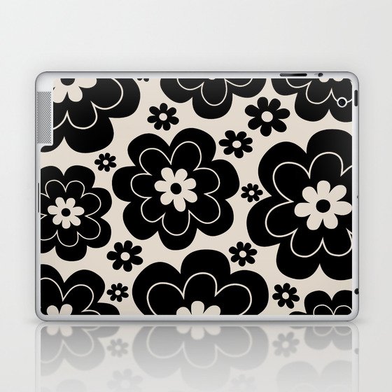 Retro Flower Pattern 605 Laptop & iPad Skin