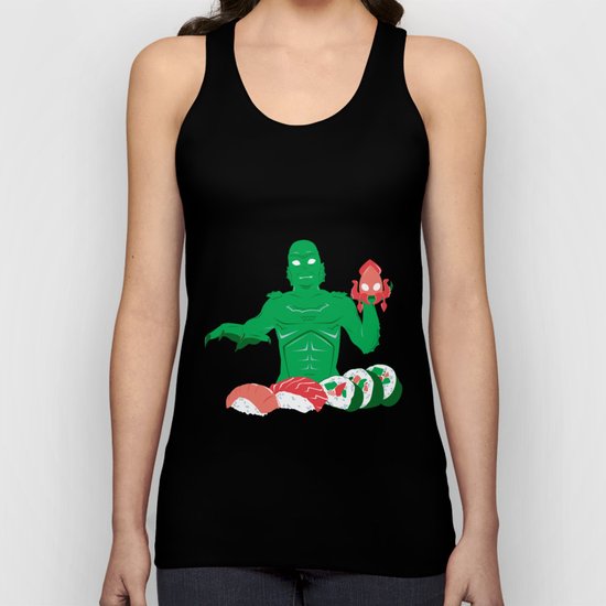 Sushi from the Black Lagoon Unisex Tank Top