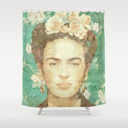 Rosas para Frida Shower Curtain