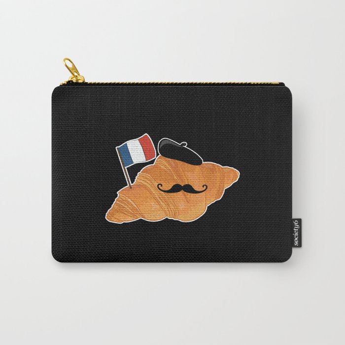 Croissant France Lover Funny French Food Carry-All Pouch