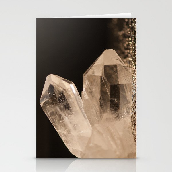 Crystal Shard Macro Photograph Stationery Cards
