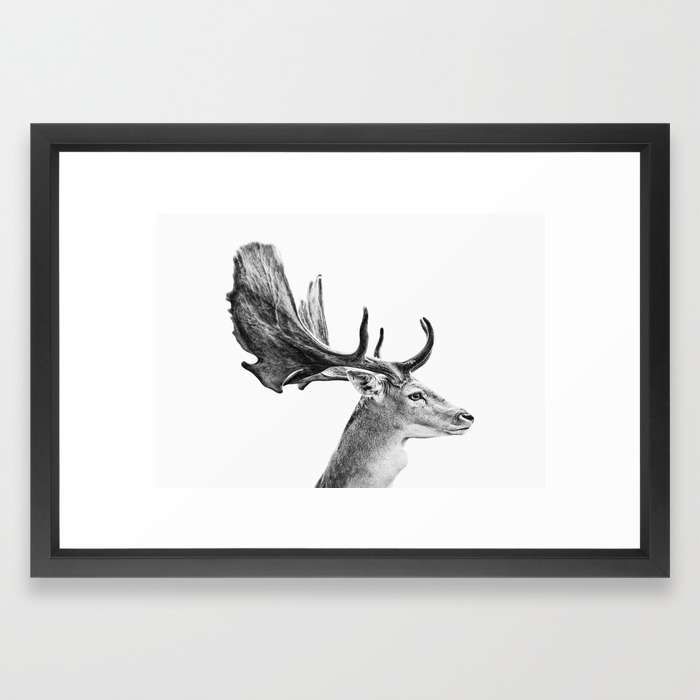 Deer Head Deer Antlers Wild Animal Forest Animal Deer Poster Framed Art Print By Taiprints Society6,Geometric Square Pattern Png