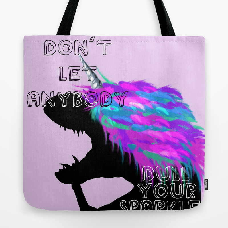 sparkle doll tote
