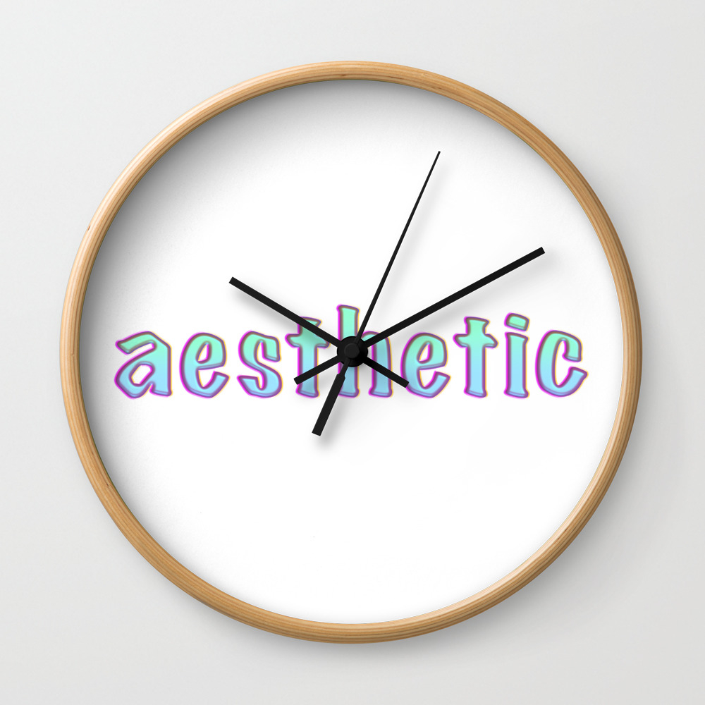 Aesthetic Text Vintage Letters Grunge Wall Clock By Uniskull Society6 Aesthetic Text Vintage Letters Grunge Wall Clock By Uniskull Society6