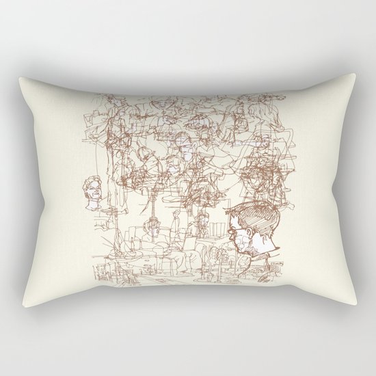This is What We Call a Life Drawing Rectangular Pillow