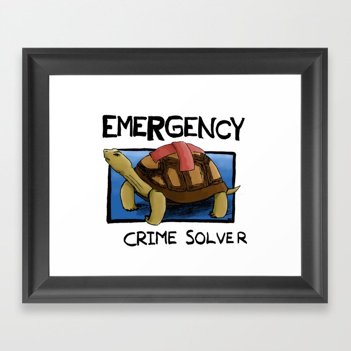 Clyde the Emergency Crime Solver! Framed Art Print