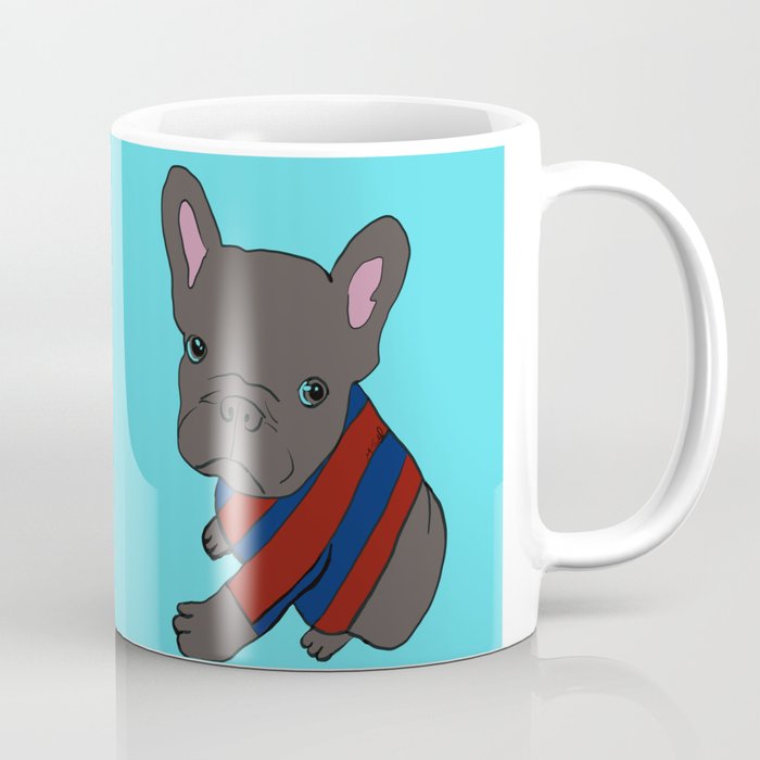 French Bull Dog Puppy in a Sweater Coffee Mug | Drawing, Digital, French-bull-dog, French-bull-dog-puppy, Puppy, Dog