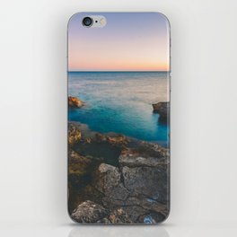 Spain Photography - Beautiful Blue Water By Some Stone Hills iPhone Skin