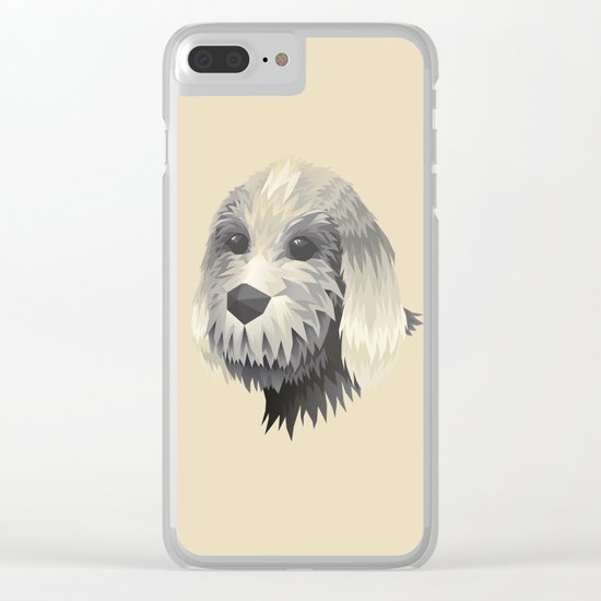 Cute Dog Clear iPhone Case