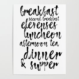Second Breakfast Poster