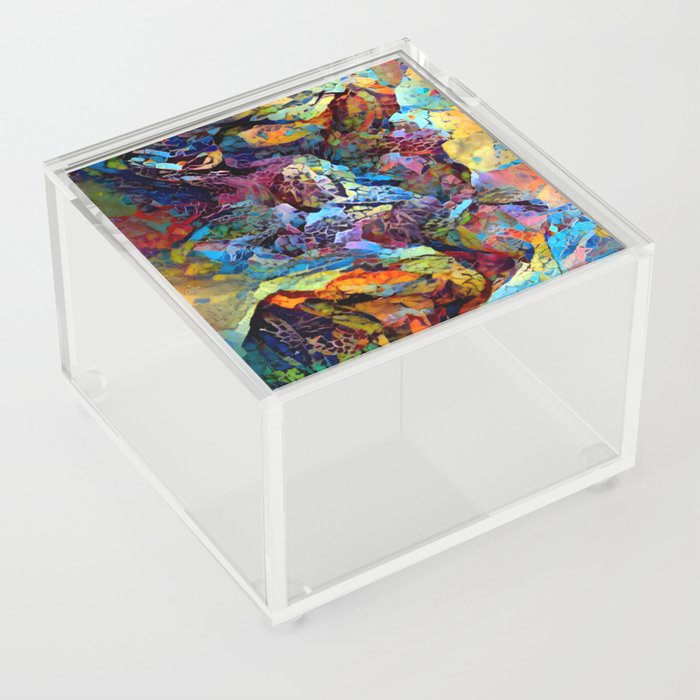 Colorful Mosaic Acrylic Box