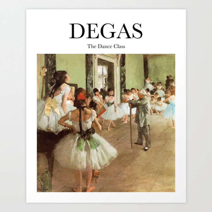Degas - The Dance Class Art Print